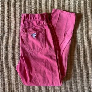 Vintage GUESS by Georges Marciano Jeans Pink Coral Women’s 30 Straight Leg